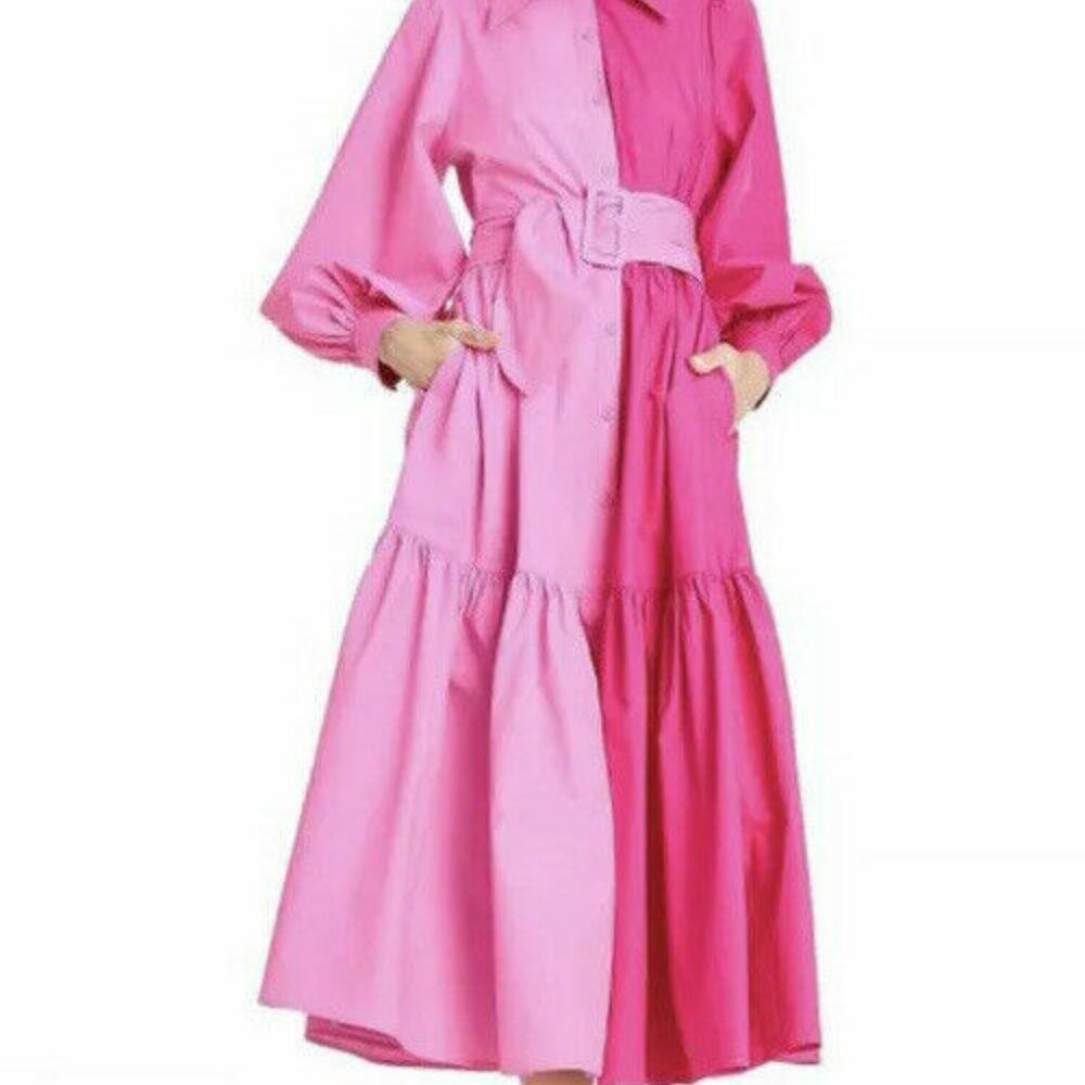 Christopher John Rogers X Target Dress Light And Hot Pink, Size 10 NWT!